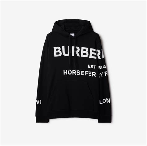 burberry hoodie horseferry|burberry hoodie for men price.